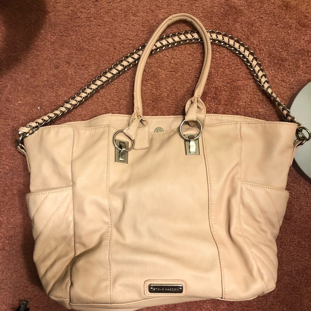 Steve Madden pale pink purse
